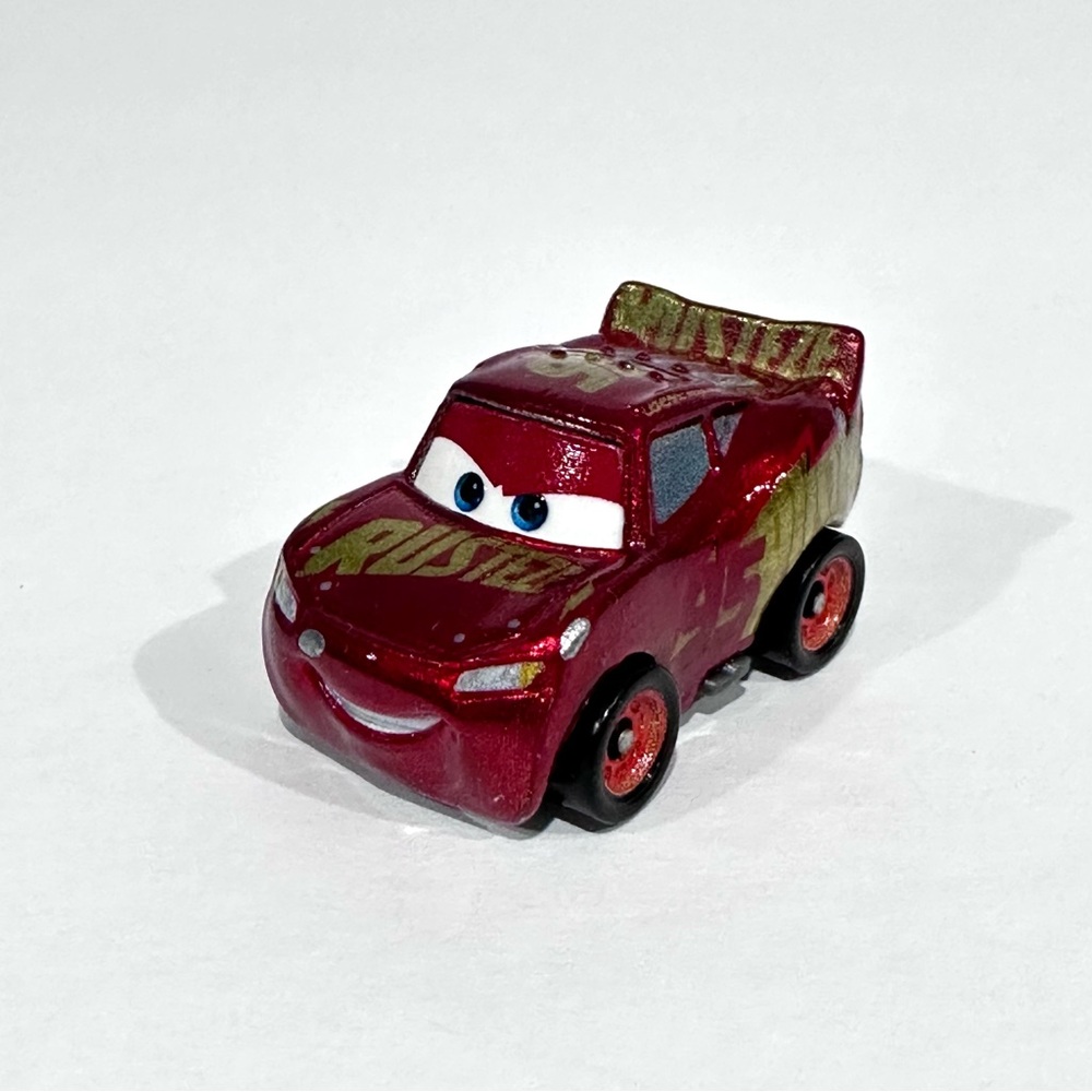 Disney Cars Rusteze Racing Lightning McQueen Metallic Die-cast